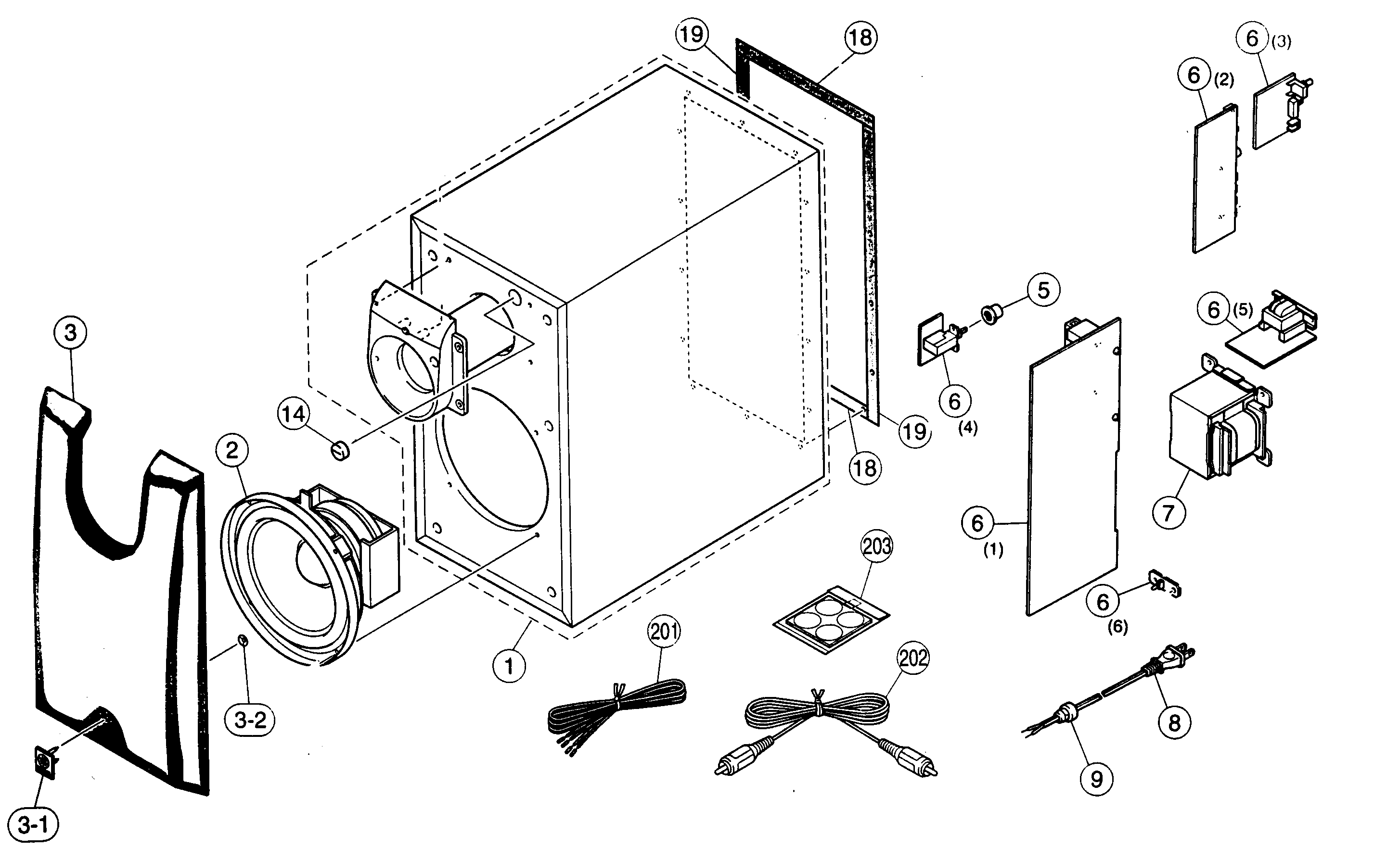 CABINET PARTS