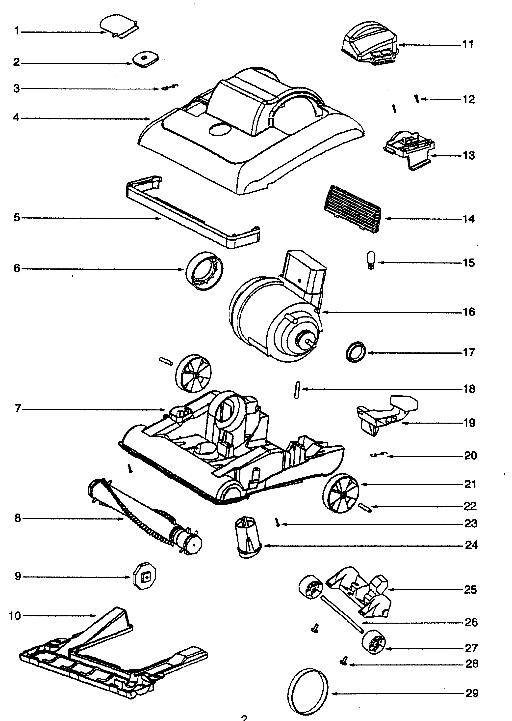 Hood/base/motor