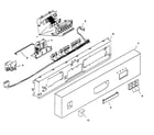 Bosch SHU3336UC/06 fascia panel diagram