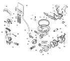 Bosch SHU3306UC/11 component assy diagram