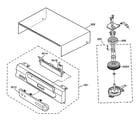 JVC HR-A5U cabinet parts diagram