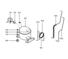 Kenmore 58052300200 compressor parts diagram
