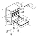 Craftsman 706596370 tool box diagram