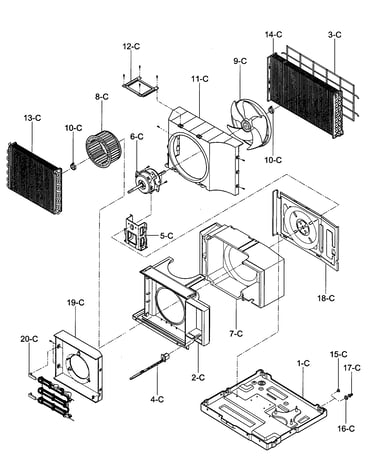 Air handling/cycle parts
