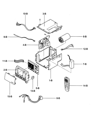 Control box assy