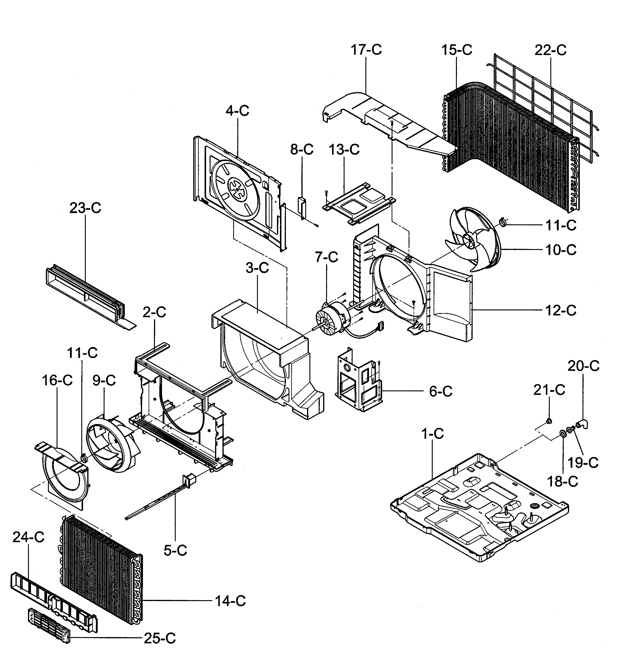 Air handling/cycle parts