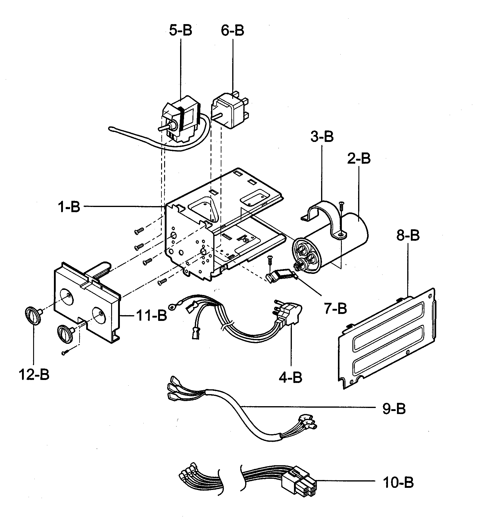 Control box assy