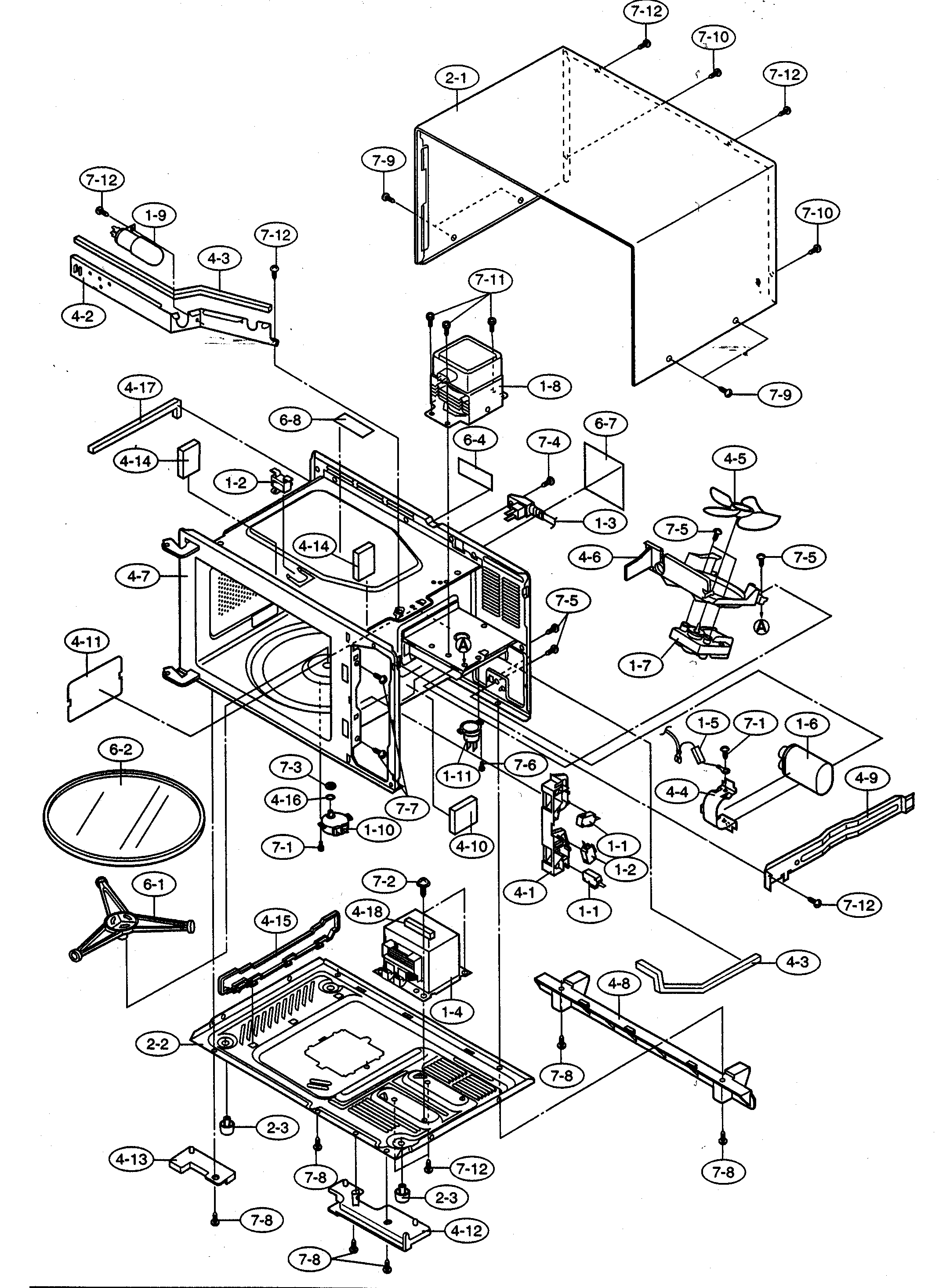 Oven/cabinet parts