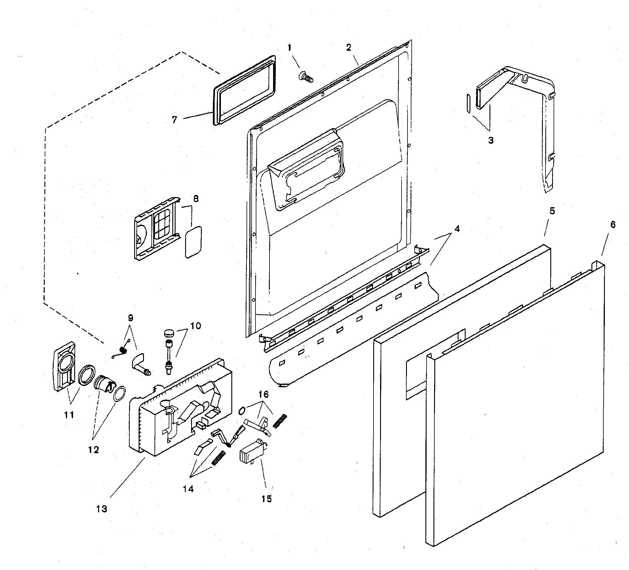 Door assy