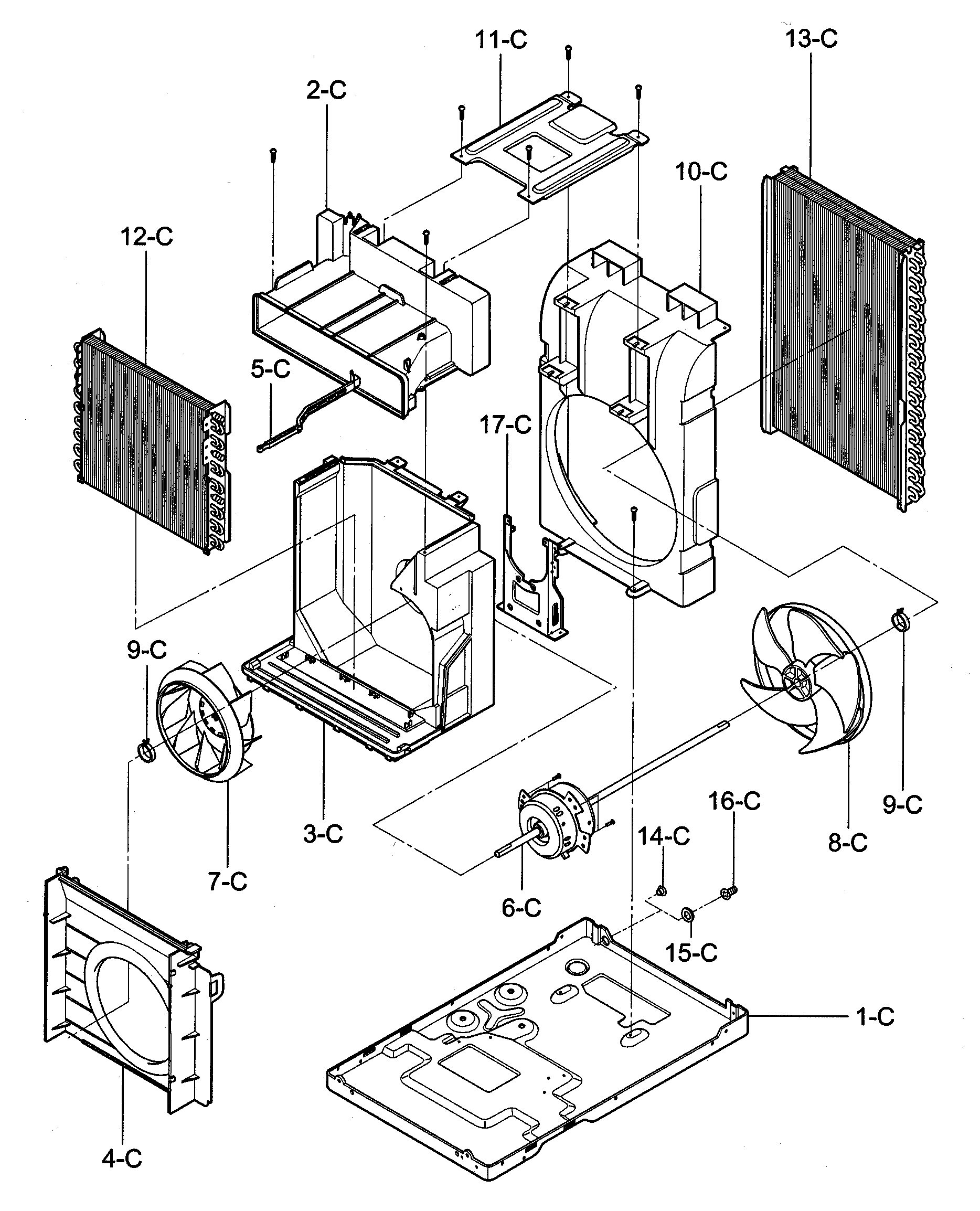Air handling/cycle parts