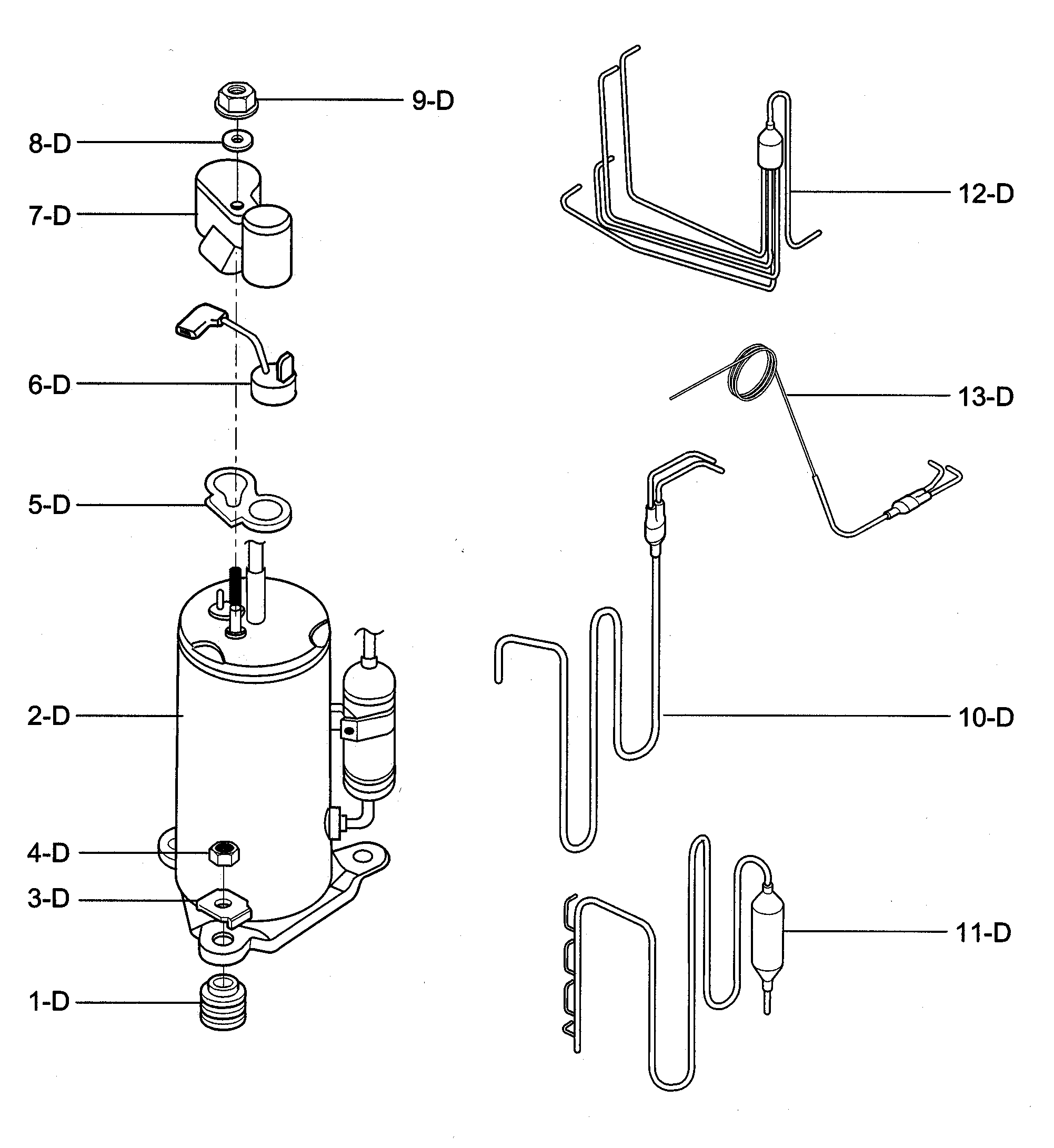 Compressor parts