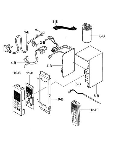 Control box assy