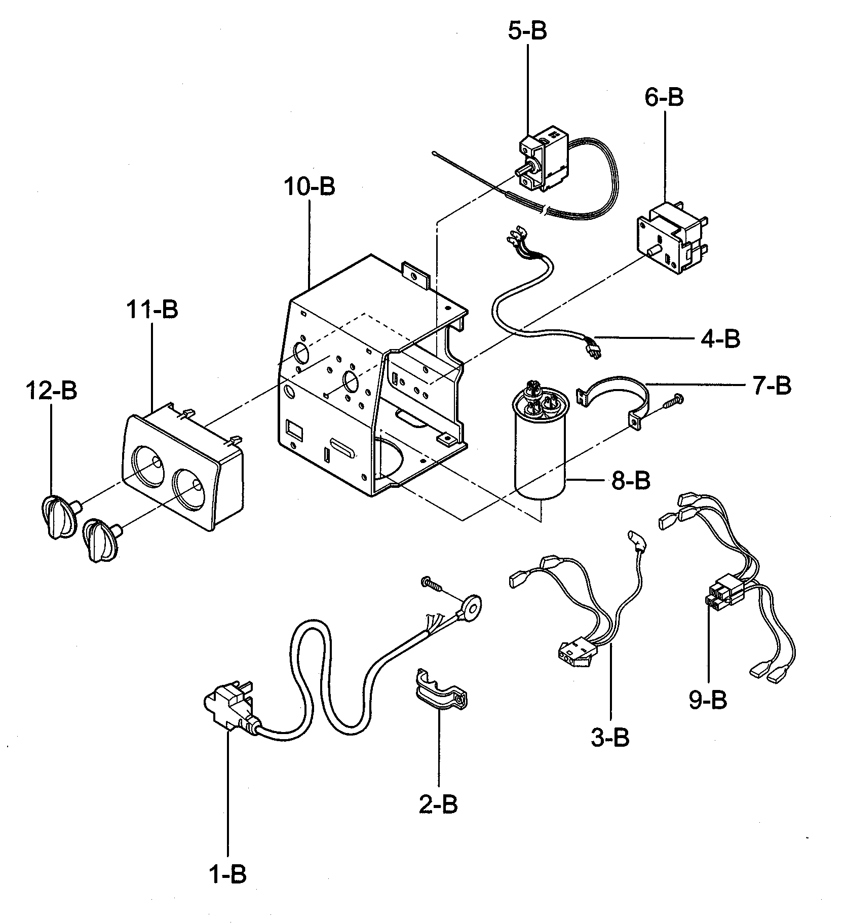 Control box assy