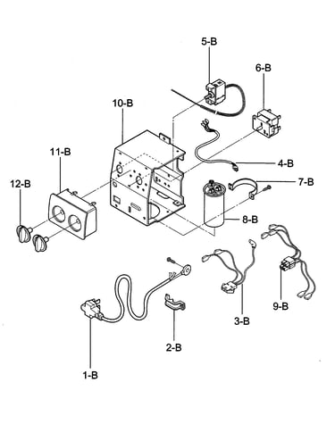 Control box assy