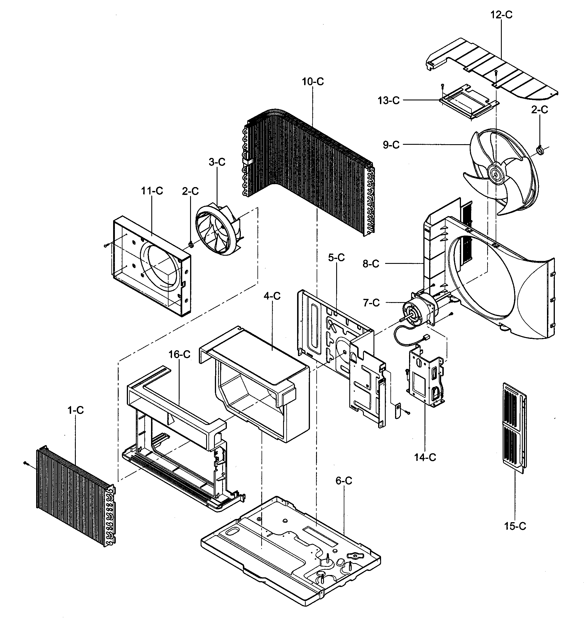Air handling/cycle parts