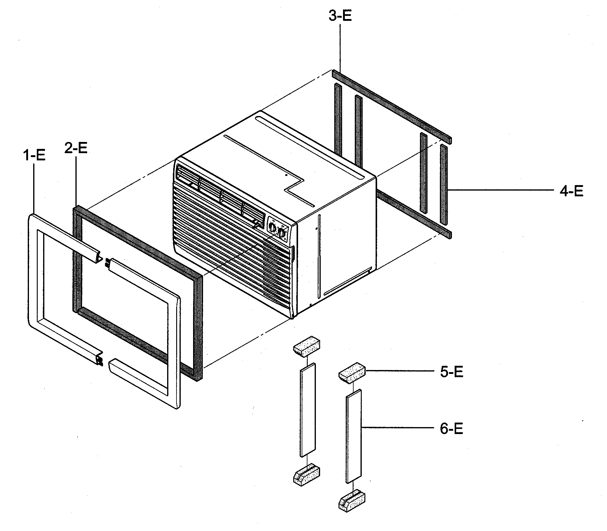 Installation kit parts