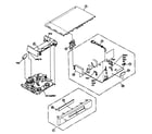 Panasonic PV-V462 cabinet parts diagram