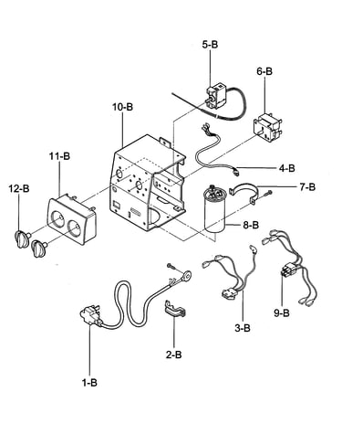 Control box assy