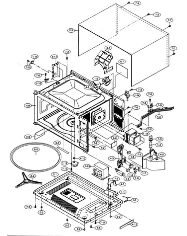 Oven/cabinet parts