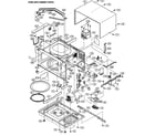 Sharp R-330EW oven/cabinet parts diagram