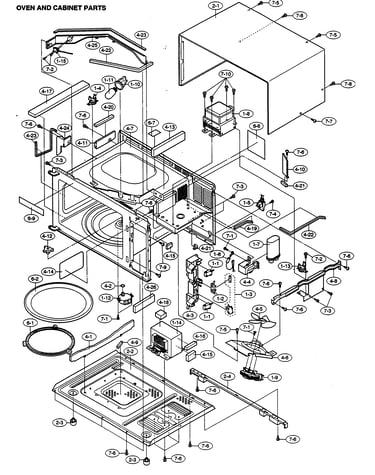 Oven/cabinet parts