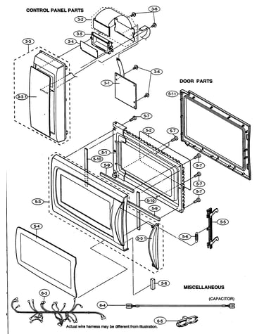 Control panel/door/miscellaneous parts