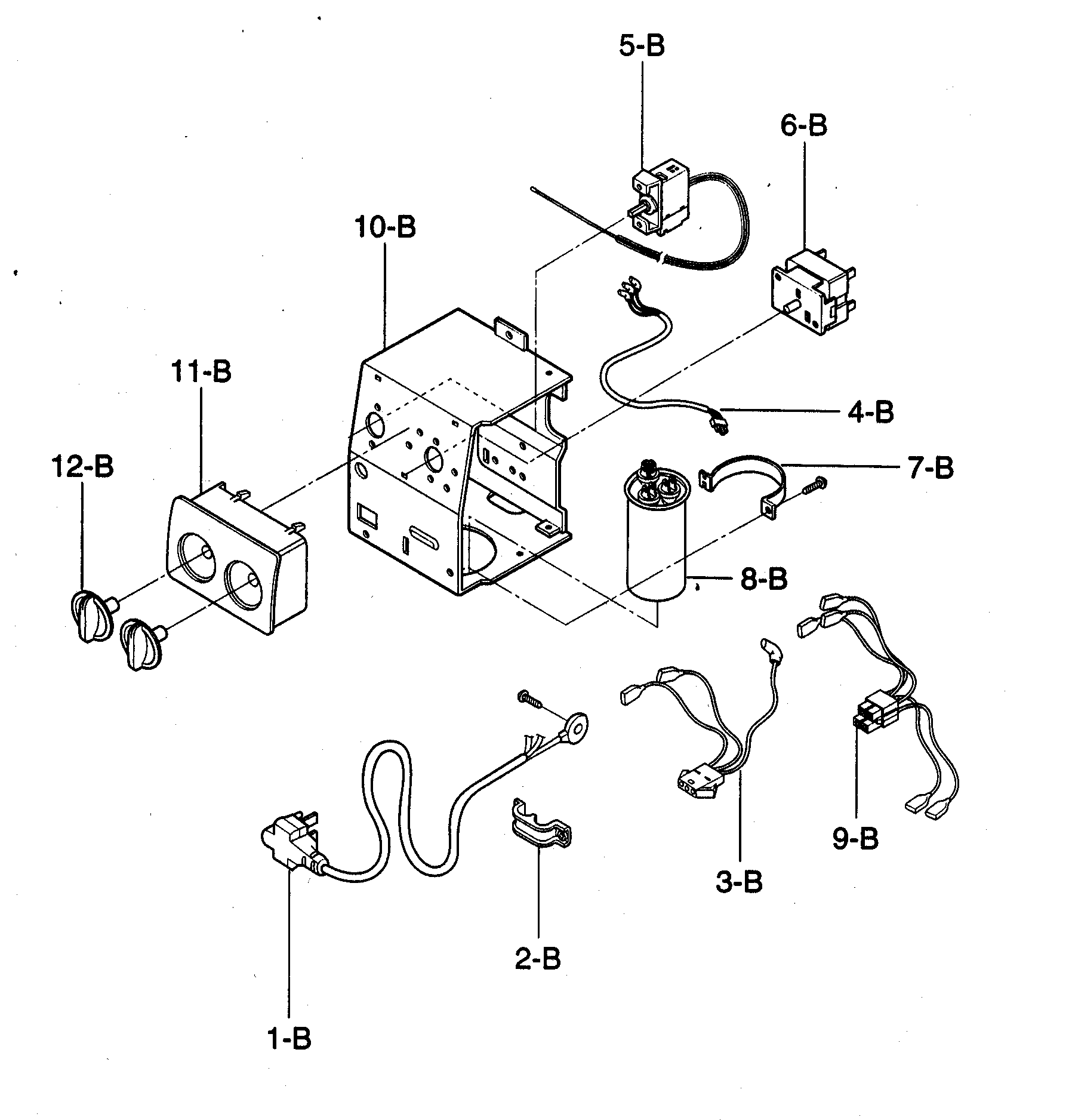 Control box assy