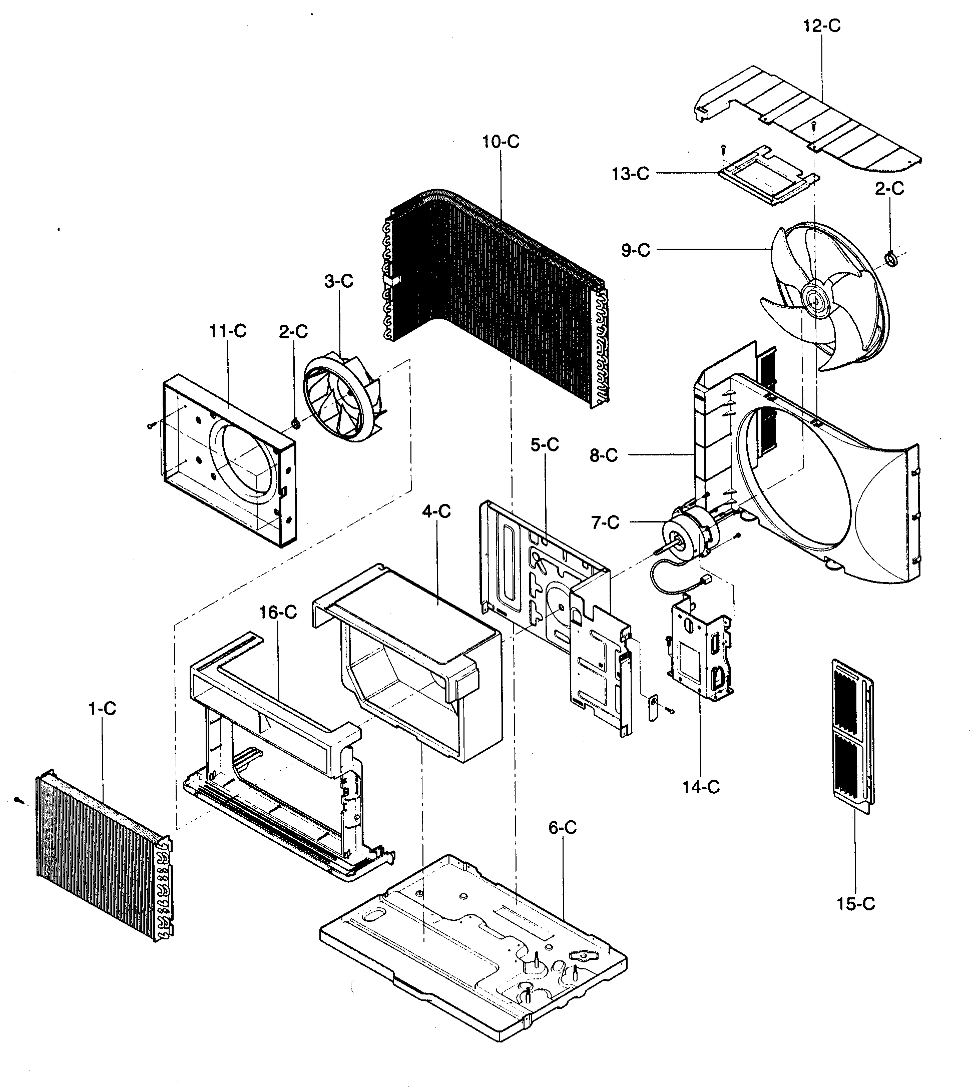 Air handling/cycle parts