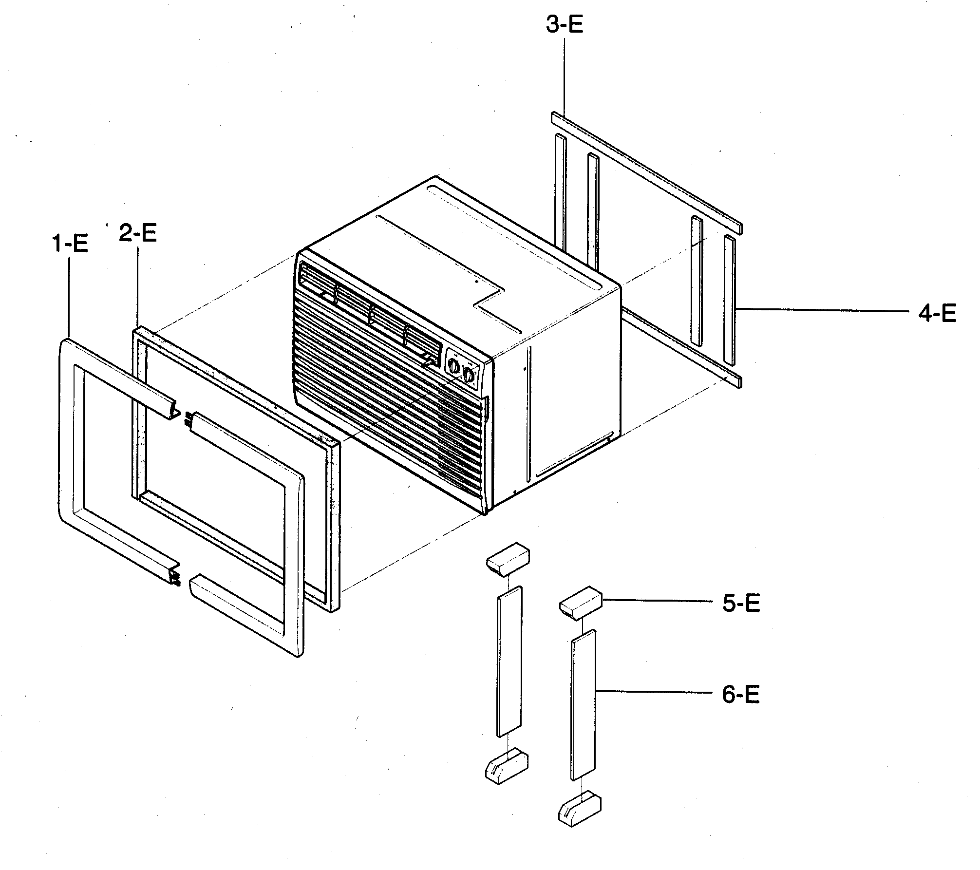 Installation kit parts