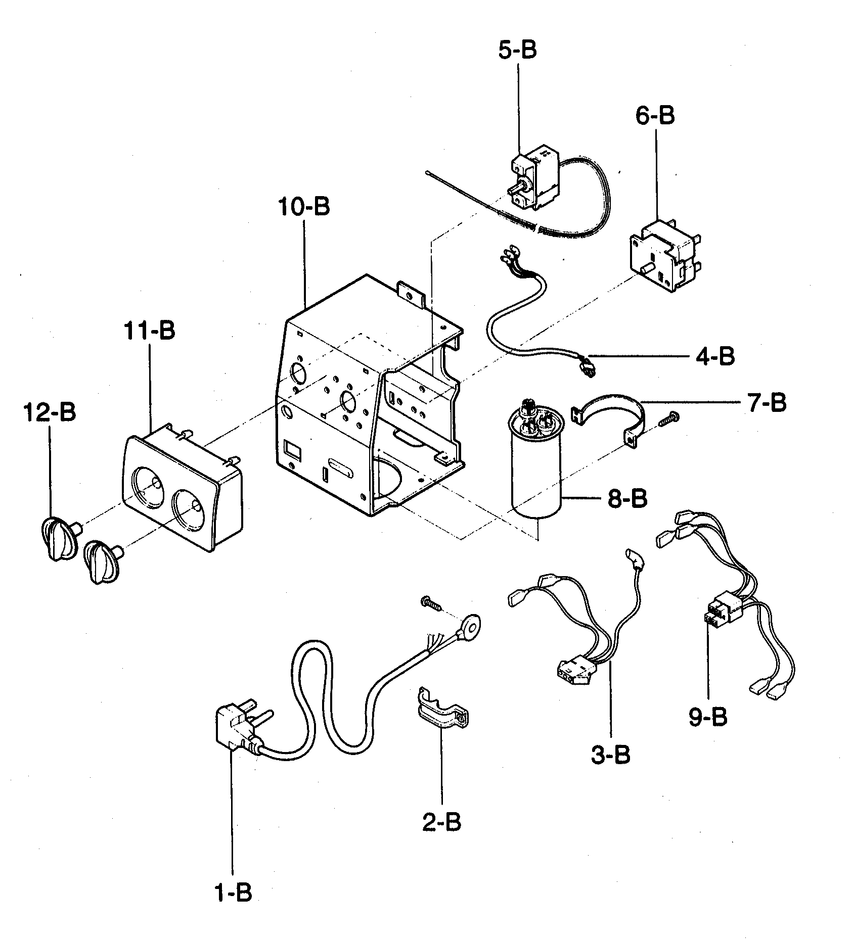 Control box assy