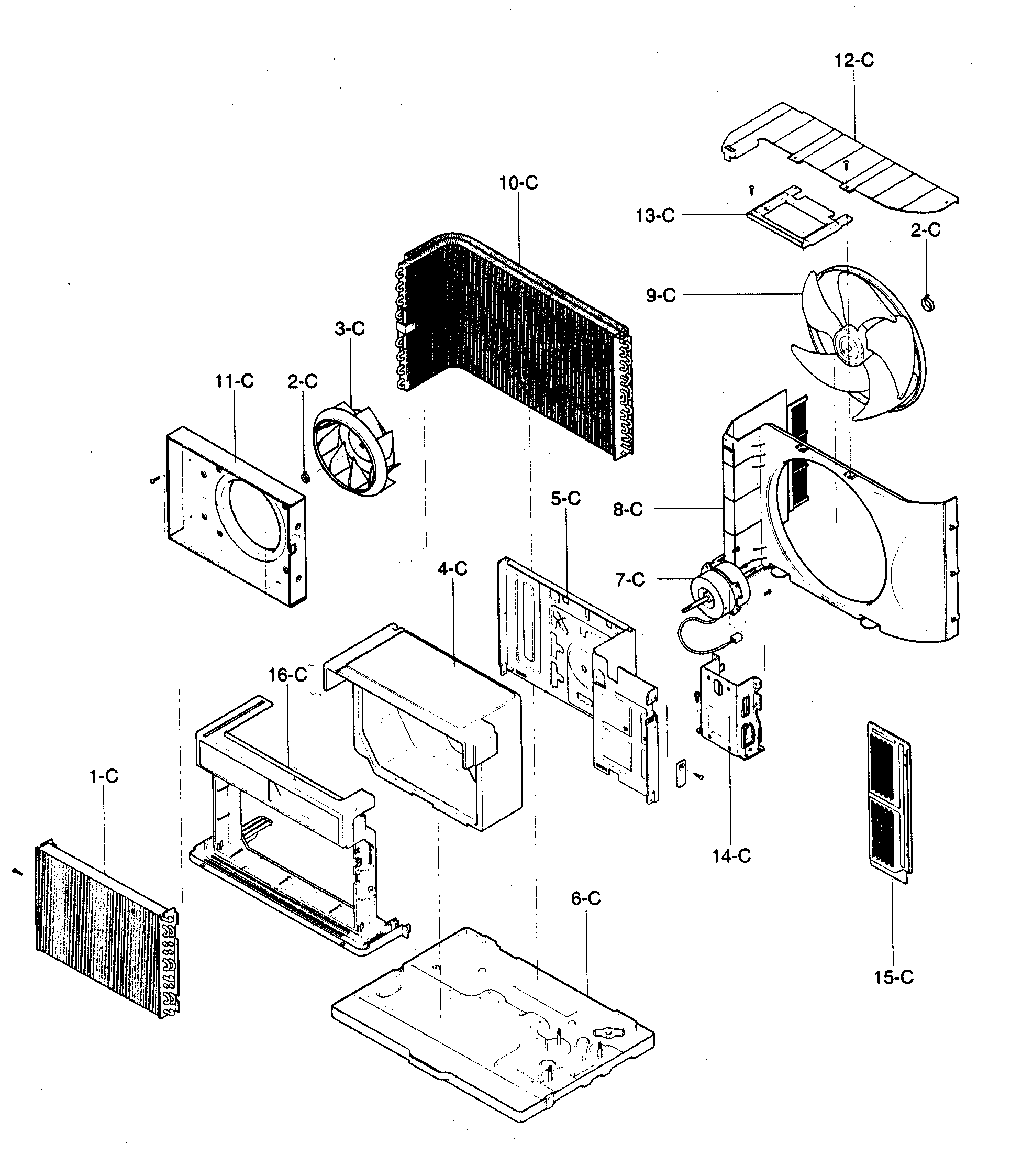 Air handling/cycle parts