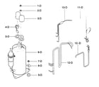 Kenmore 58073103200 compressor parts diagram