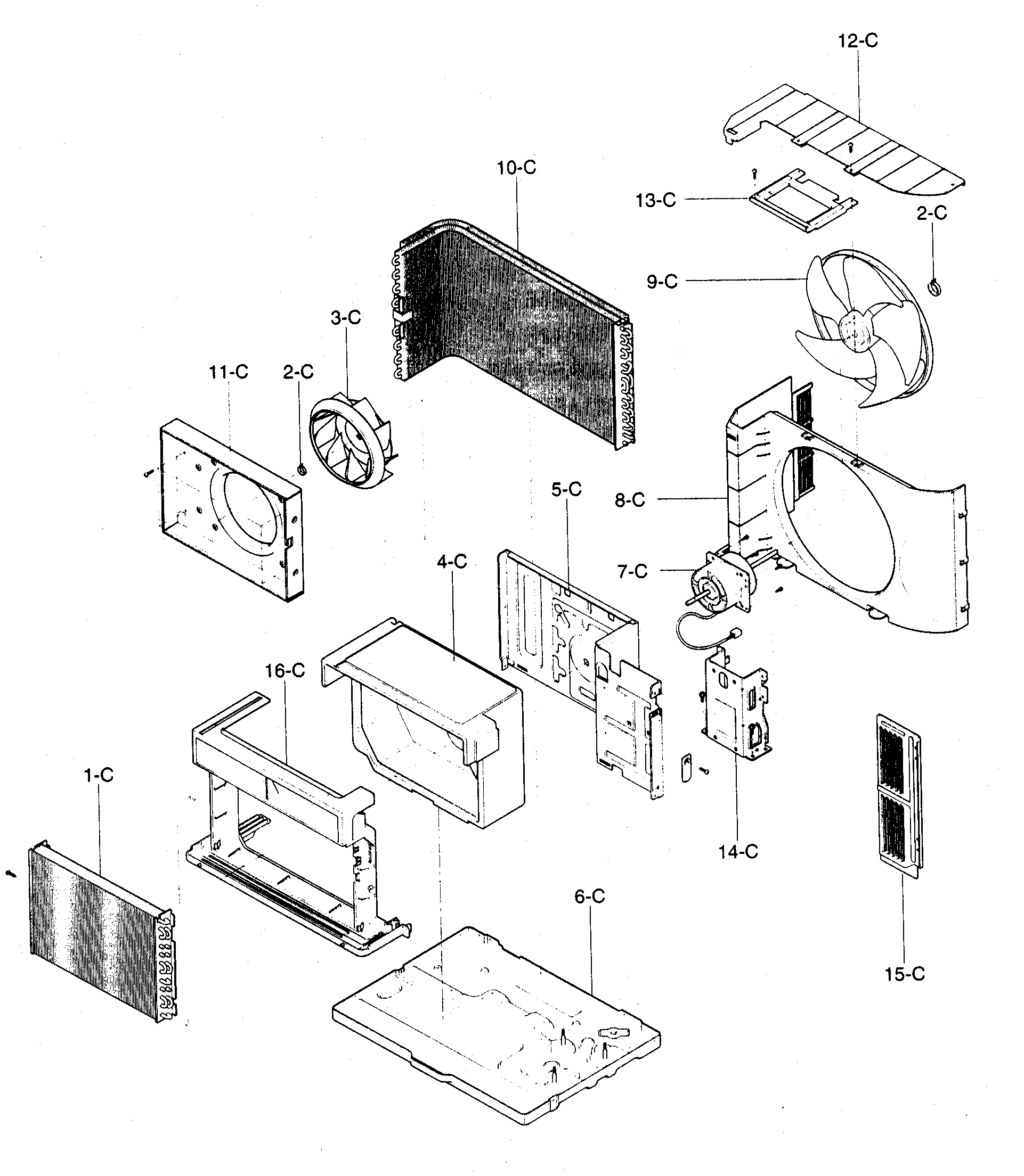 Air handling/cycle parts