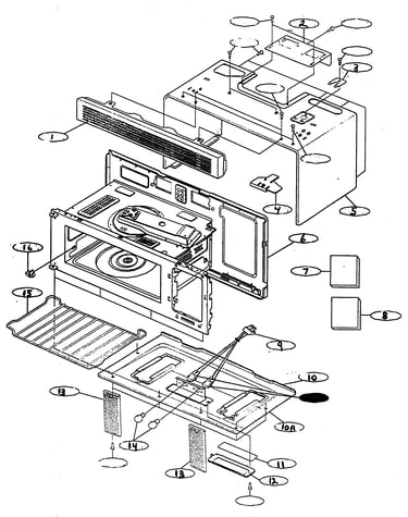 Oven cavity parts