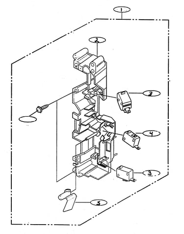 Latch board parts