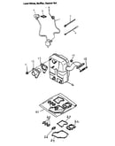 Lead wires/muffler/gasket set