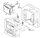 Toshiba MV20FL4 cabinet parts diagram