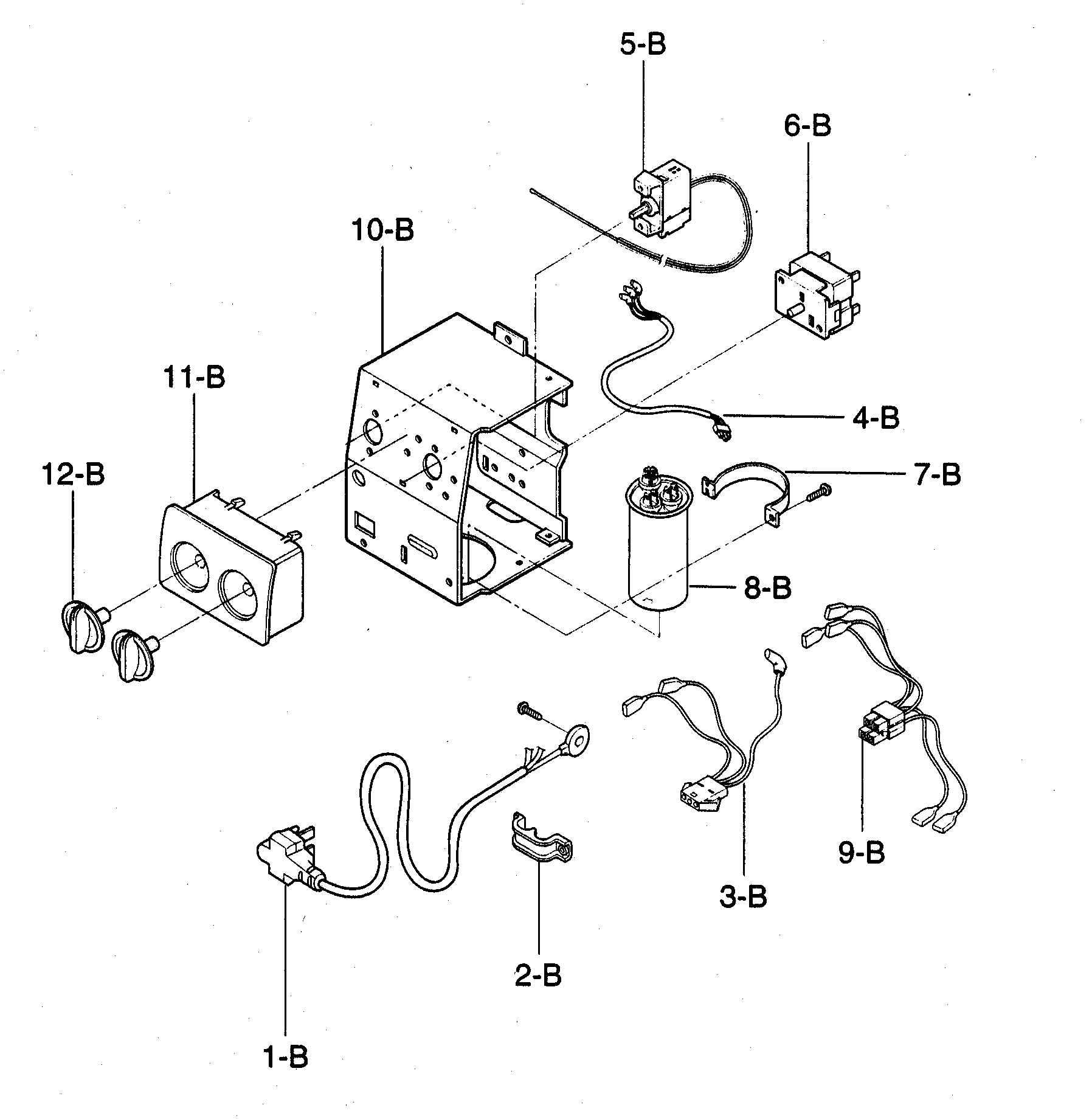Control box assy