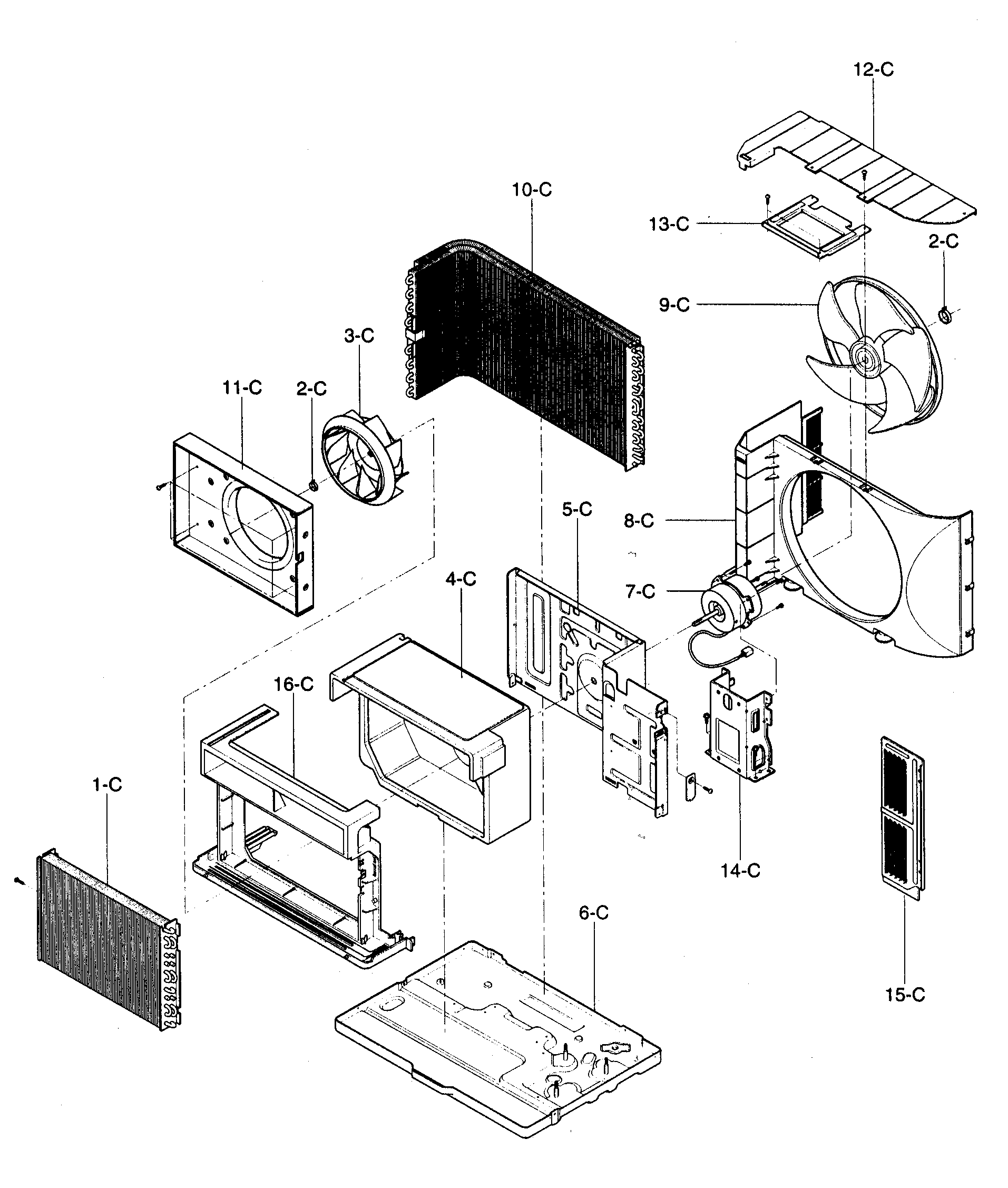 Air handling/cycle parts