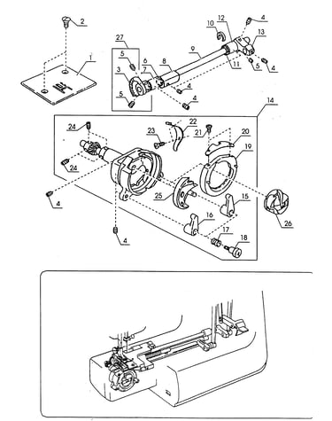 Bobbin unit
