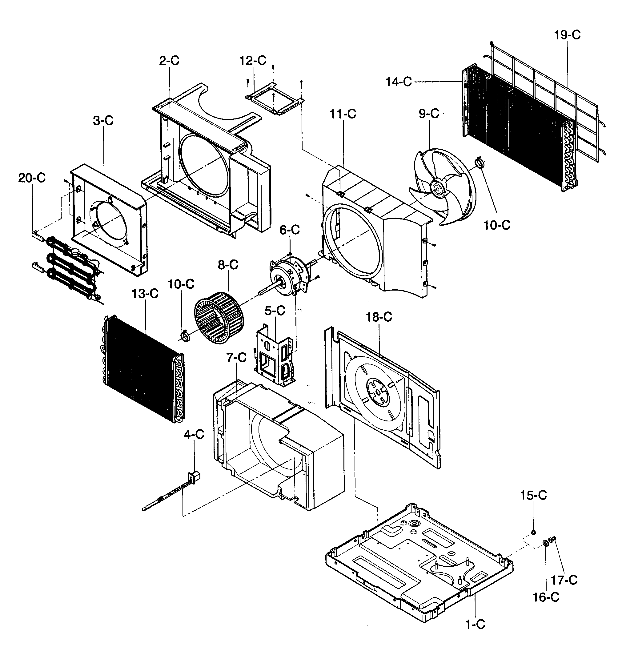 Air handling/cycle parts