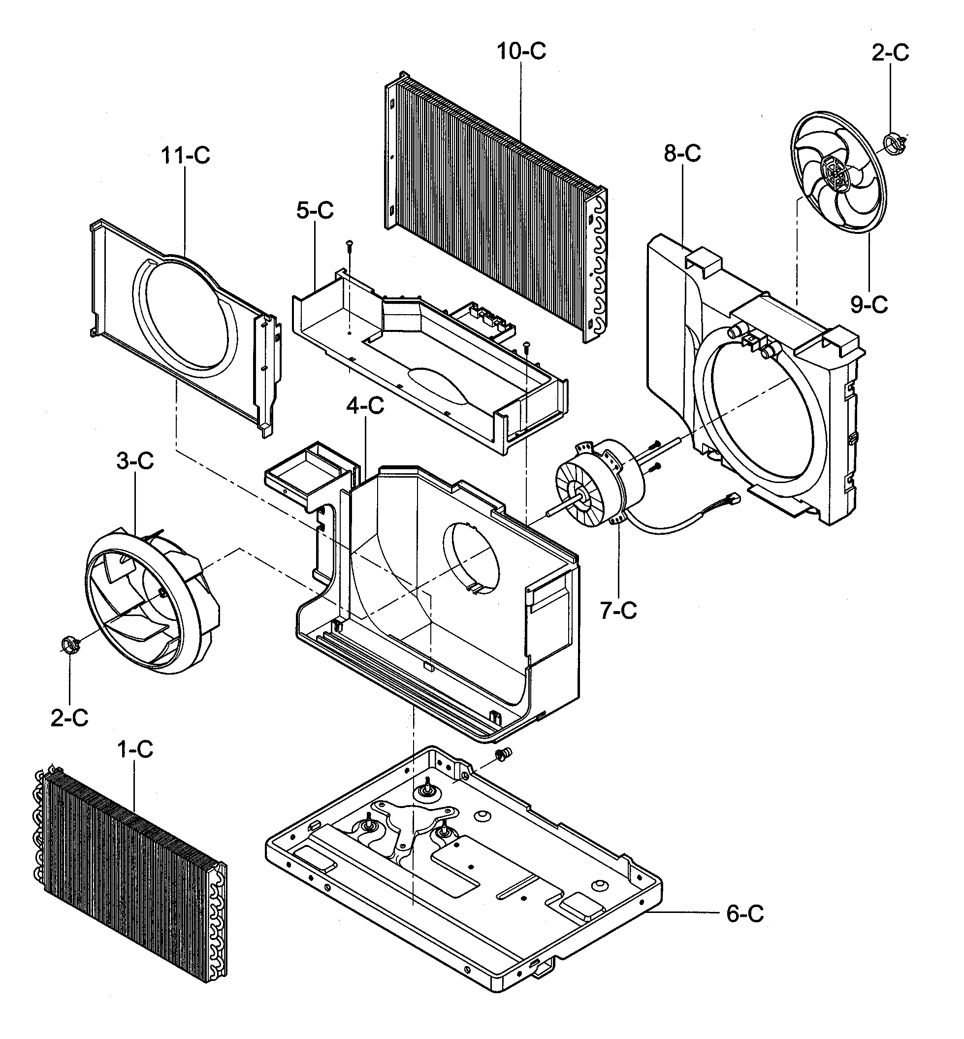 Air handling/cycle parts