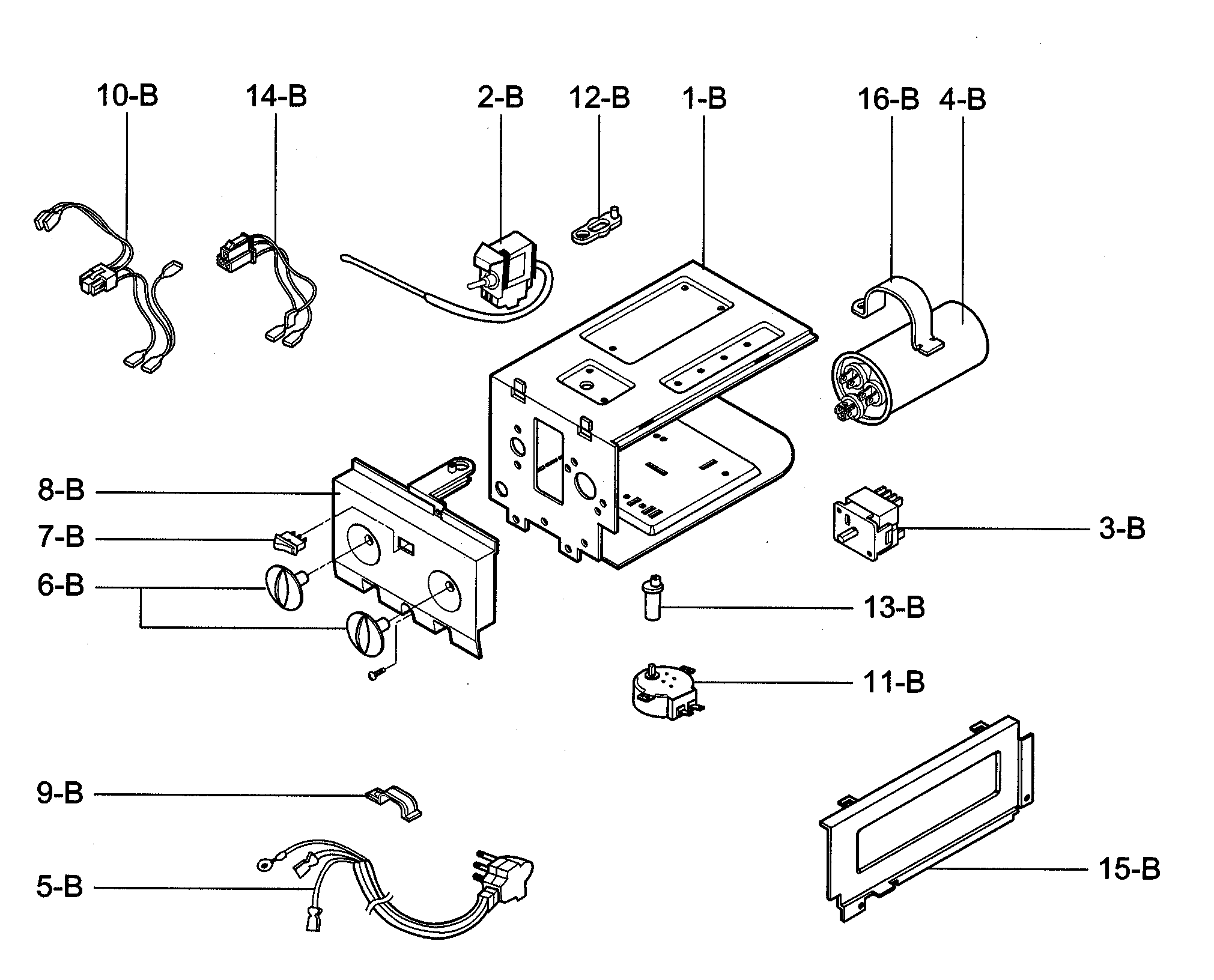 Control box assy