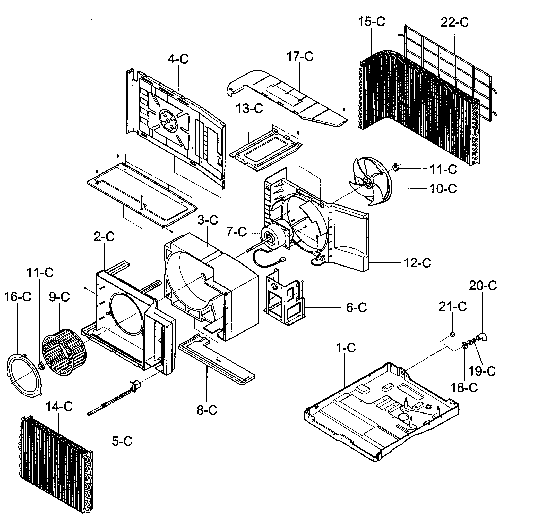 Air handling/cycle parts