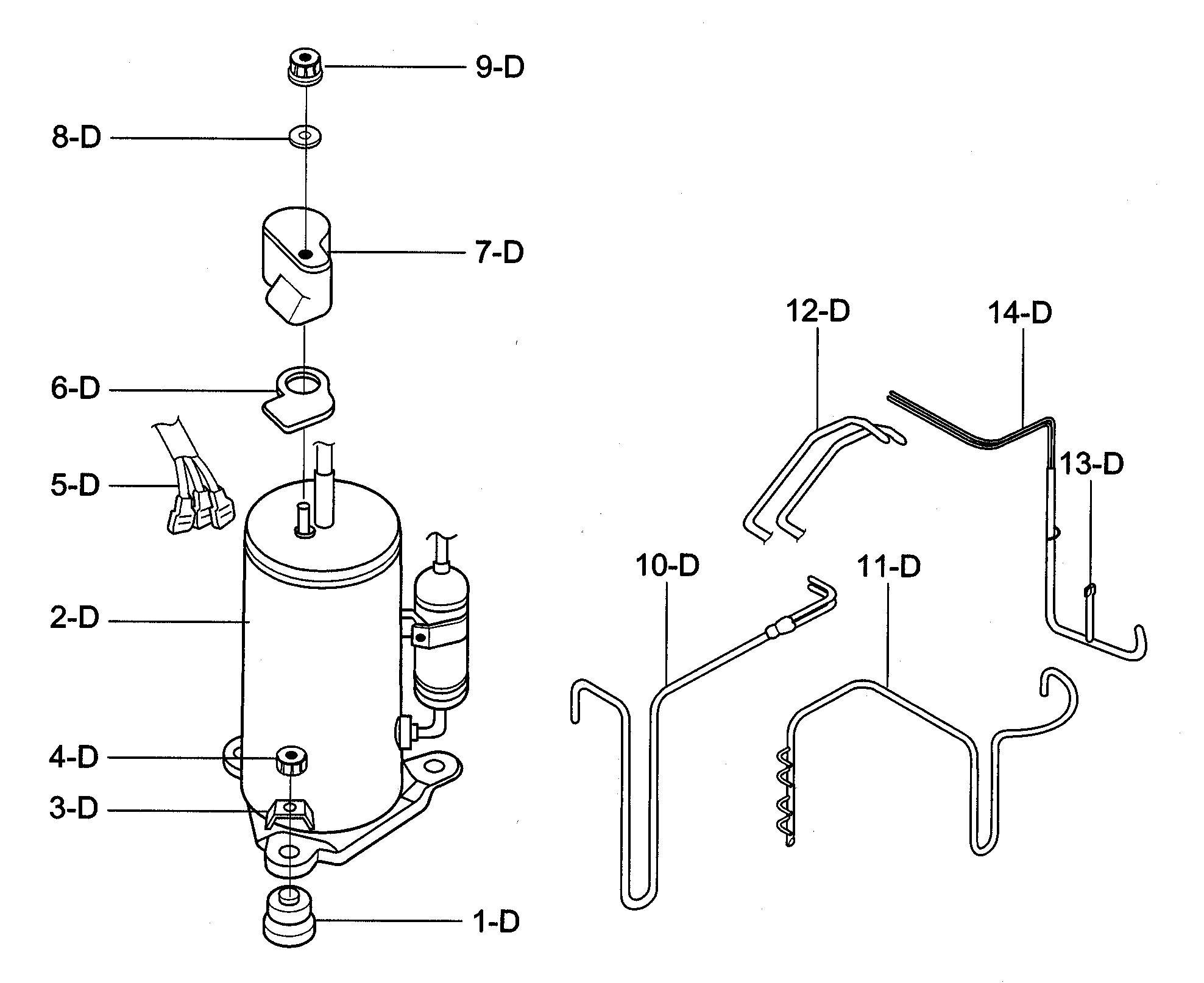 Compressor parts