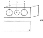 Cerwin-Vega E-76C speaker diagram