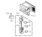 Kenmore 72161283100 latch board parts diagram