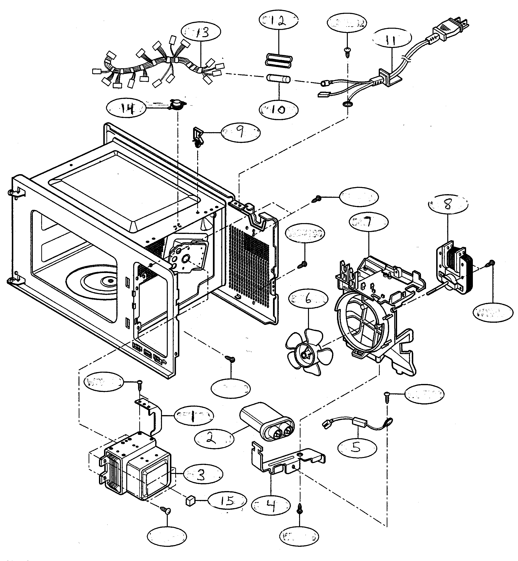Oven interior parts
