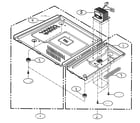 Kenmore 72161283100 base plate parts diagram
