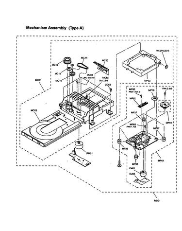 Mechanism assy type a